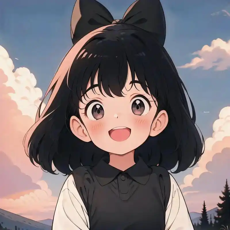 闺蜜头像/黑色系列.这么可爱的头像你确定不用吗 #治愈系头像 - 抖音