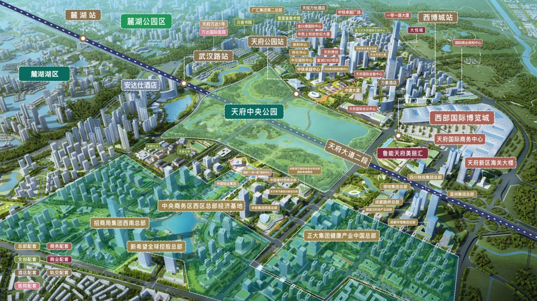 成都城市黄金眼浮现迎来一座美得惊艳麓湖的墅