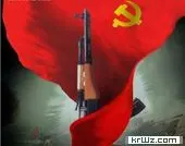 谁有一张党指挥枪的图片,内容是军旗缠绕一把81-1步枪,急需,谢谢!