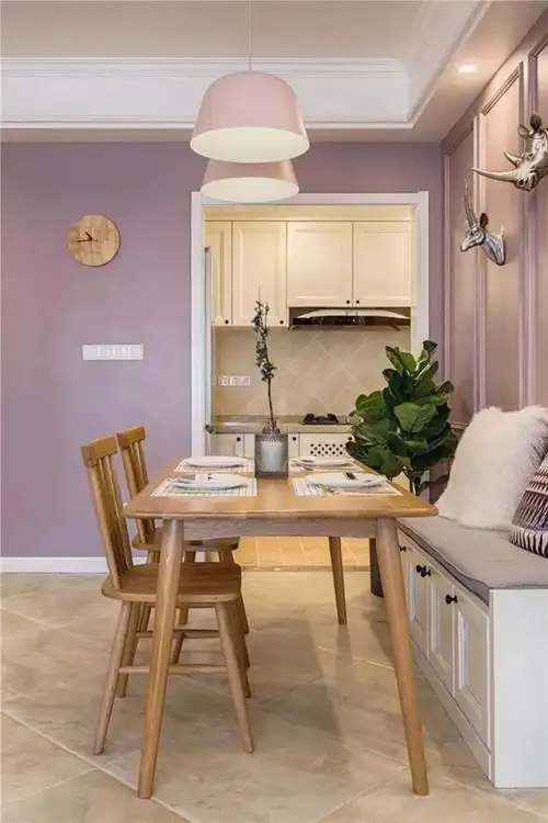 派克墙布香芋紫迷幻而高雅的仙境之感