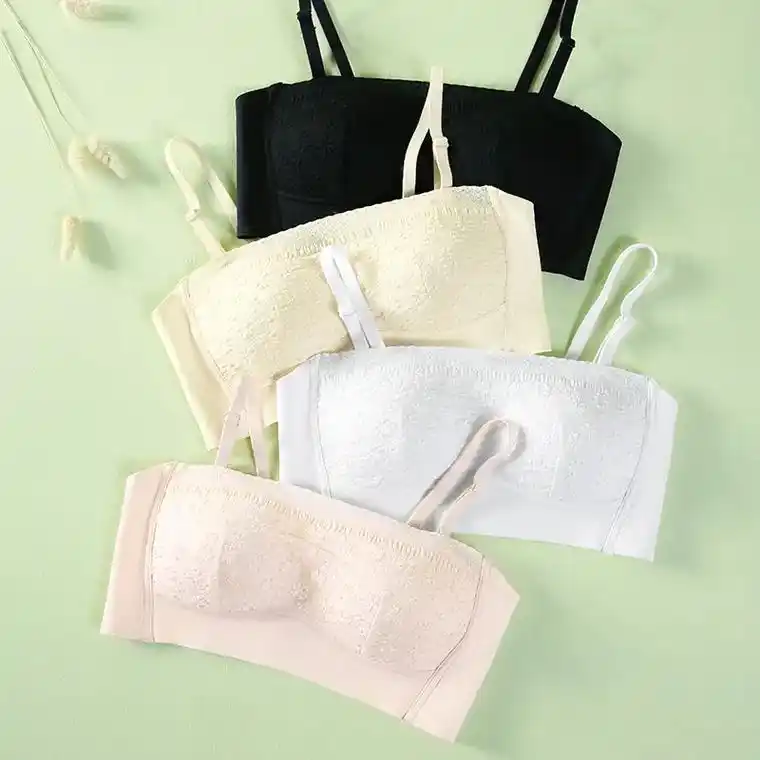 无肩带bra抹胸式集美们人手一件必入款.轻氧梦蕾丝抹胸231 - 抖音