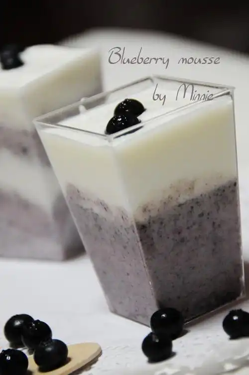 蓝莓优格慕斯杯的做法_蓝莓优格慕斯杯怎么做_美食杰