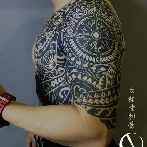 玛雅图腾原创设计图腾恢复一_纹身吧社区 - 纹身大咖