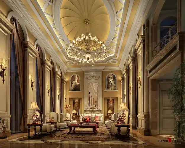 欧式古典—500平奢华别墅装修