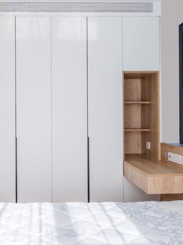 羽俙碧定制衣柜卧室全屋电视柜定做北欧极简风日式兔宝宝 日式兔宝宝