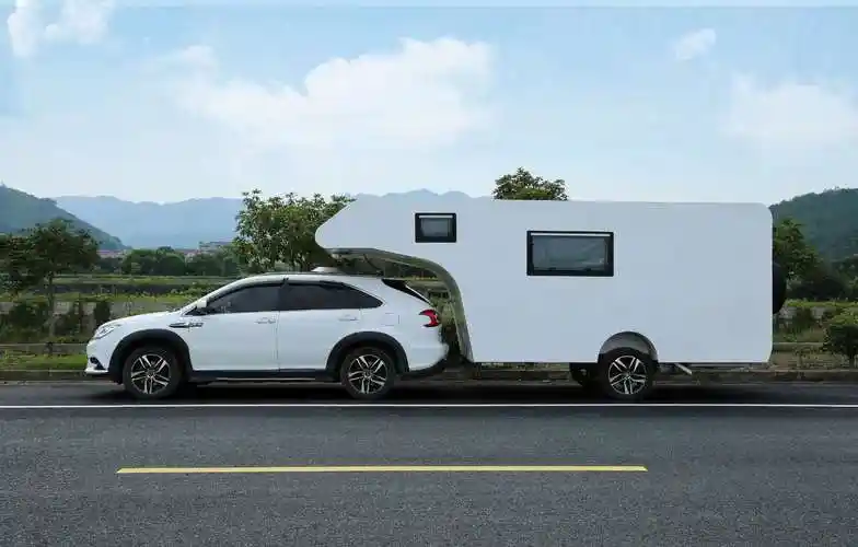 百度爱采购首页 商品专题_房车国内首款背驼式拖挂房车,乡村小路也能