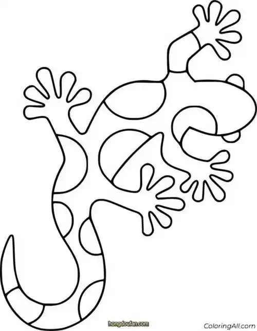 壁虎又叫守宫守宫简笔画大全