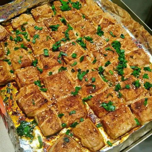 豆浆不加糖tjm做的烤豆腐