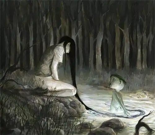 后有人说是一种水怪,生活在我们的身边,人们常说他是:水鬼   俗名叫:"