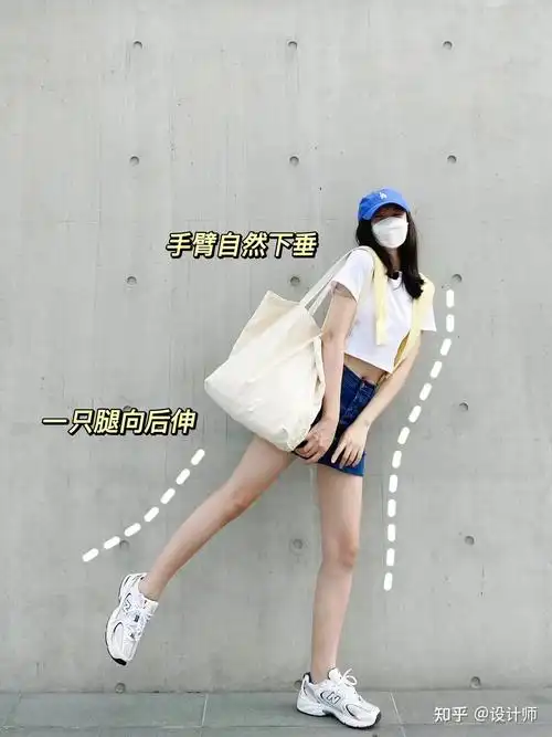 不想拍出单调的全身照,拍照时可以将模特安放于画面的对角线上,这种