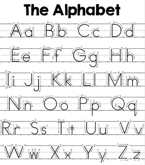 26个英语字母怎么快速背过