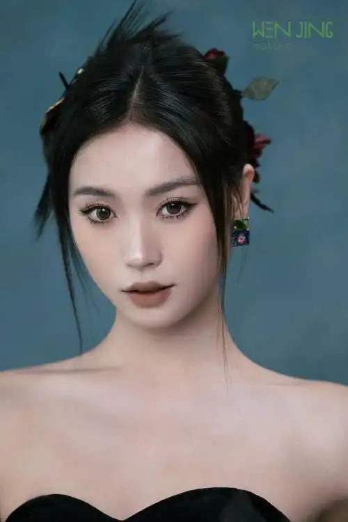 长沙化妆培训##美妆##新中式##中式造型##中式新娘造型##化妆教