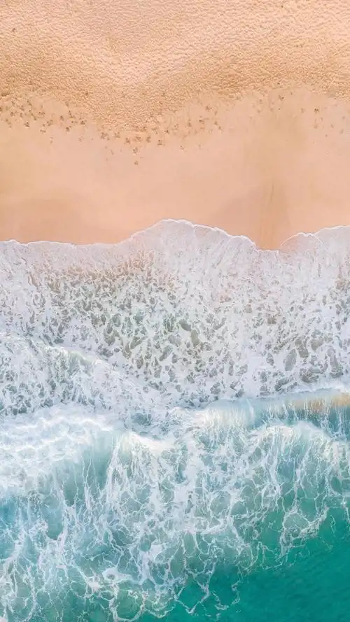 手机高清壁纸,无水印,海滩