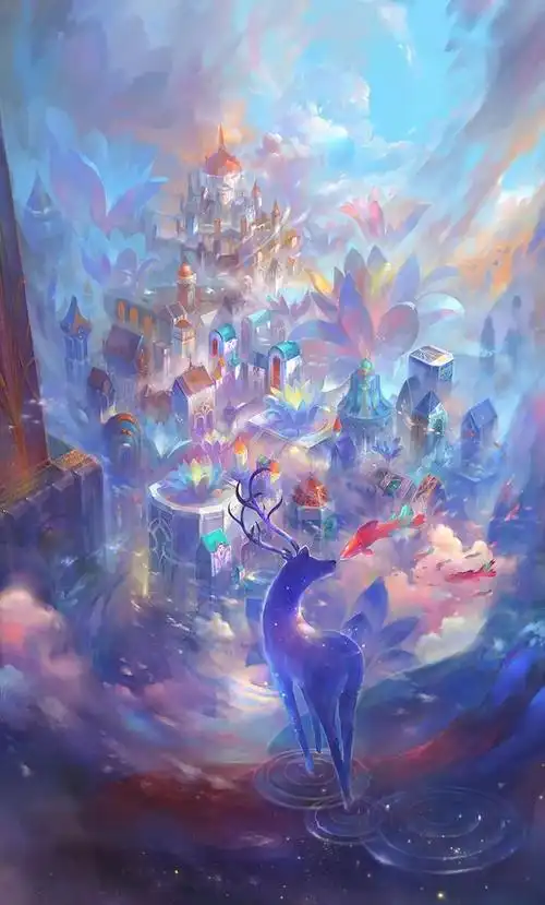 梦幻清新风ps手绘板插画10节课报名啦画出如梦如幻的场景吧