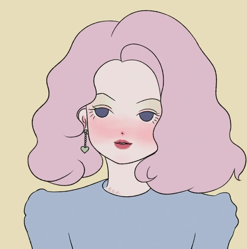 7815简约气质手绘女生头像7815图源:-鱼在… - 堆糖,美图壁纸