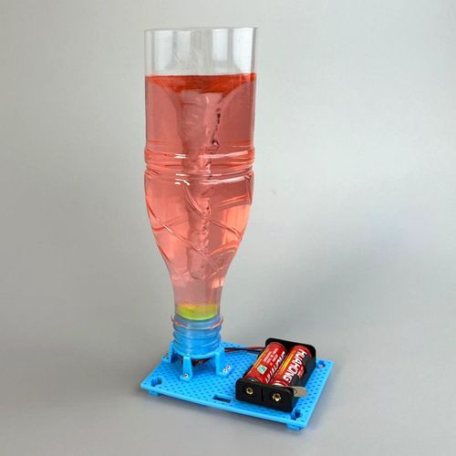 儿童科学实验电动水龙卷风小学生科技小制作电动旋涡玩具手工diy