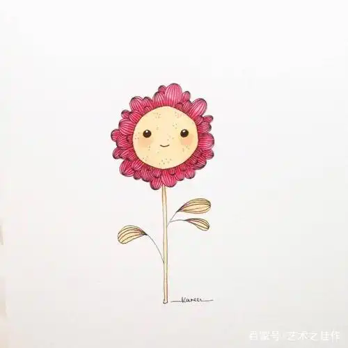 水彩小插画,简单又好看