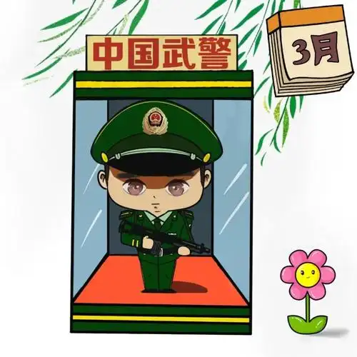 中国武警执勤哨兵肤色全年变化图鉴