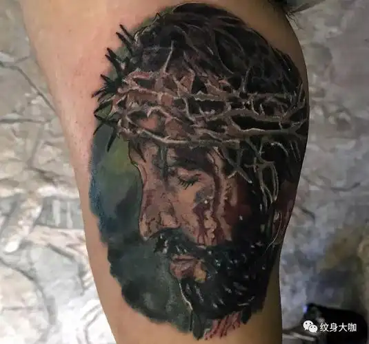 纹身手稿素材第499期耶稣