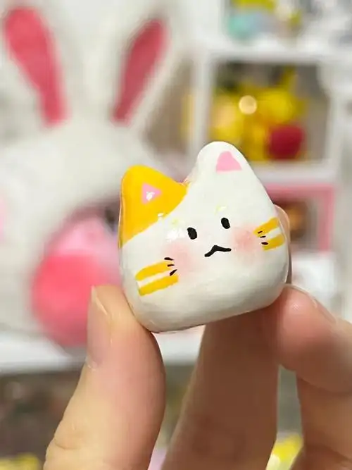 石塑黏土猫咪