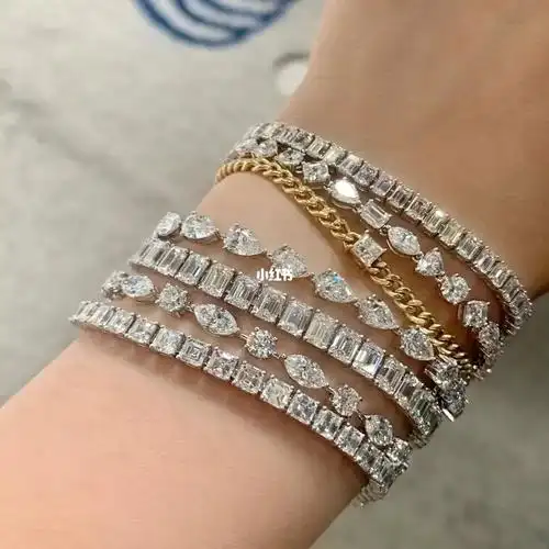 手腕间的星河满钻手链合集