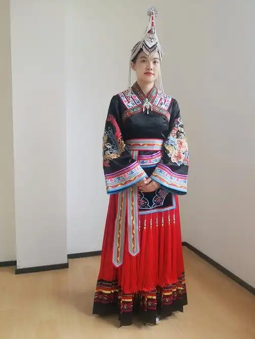 畲族婚礼服男装民族畲族婚礼服女装