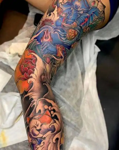 江苏省苏州市纹身店龙汉刺青的纹身作品集