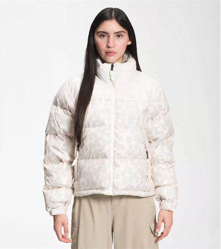 thenorthface北面女羽绒服短款绗缝印花保暖冬季正品nf0a5ixt