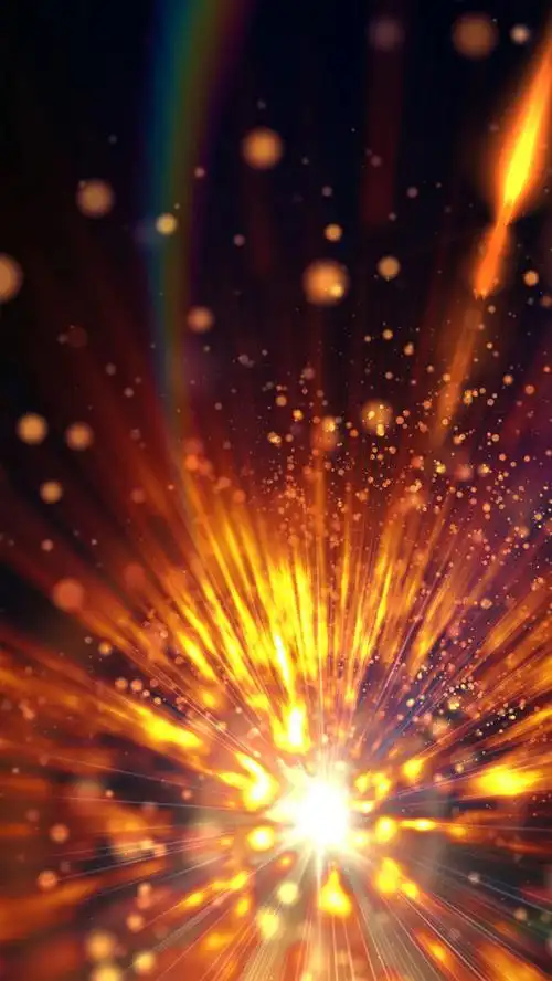 金色光效h5背景