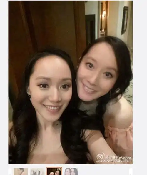 许慧欣晒美照曝怀孕后近况 双手捧肚造型优雅(图)