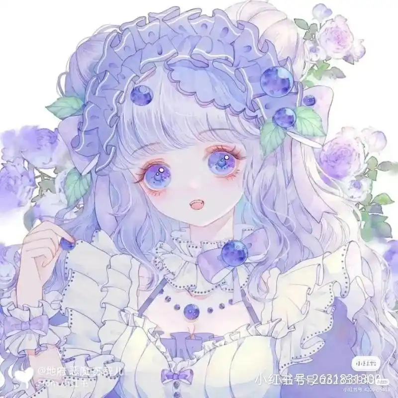 紫色系和蓝色系头像1 - 抖音