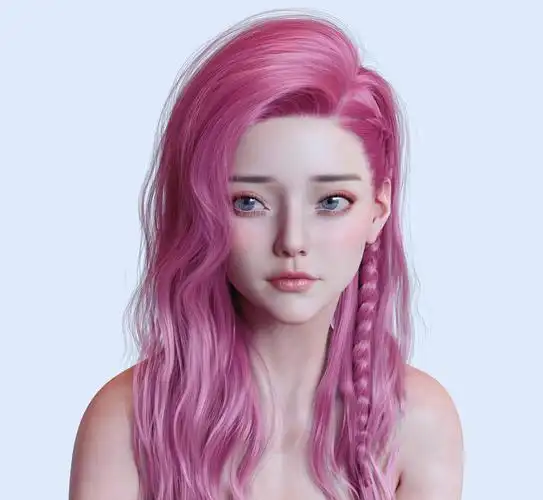 很棒的一组3d人物建模作品欣赏造型漂亮制作细节精美