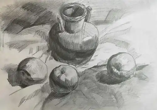 赵逸远 素描 四级