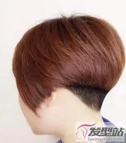 女生后面推掉短发 洋气清爽释放个性_发型站_最新流行发型设计发型
