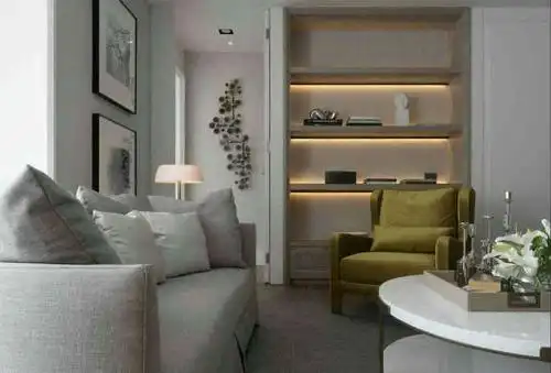 秀居网 玄关装修效果图 > 玄关凹墙怎么装修好看 4款门厅拐角凹墙壁龛