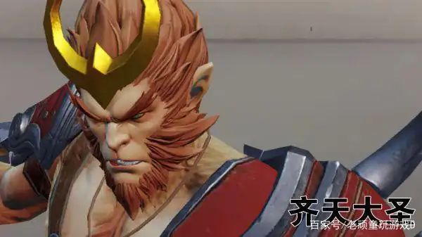 3d下孙悟空的脸部特写,地狱火霸气,大圣娶亲最开心