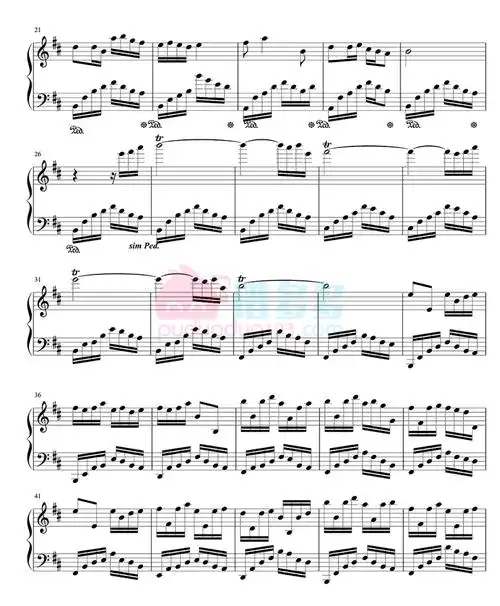 《紫竹调》钢琴谱