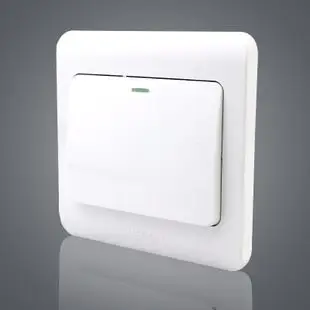 g5 一开单控墙壁开关批发暗装家用工程装修白色墙壁开关