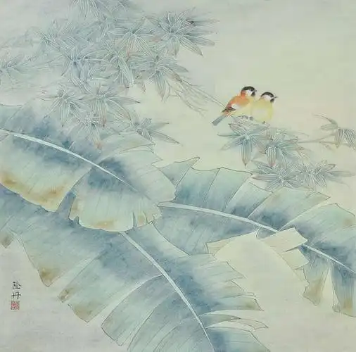 花鸟画是国画中最为常见的题材之一,人们在花鸟画中感受到清新淡雅