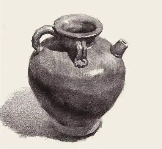 【素描静物】静物单体罐子素描画法,不容错过! - 元艺考