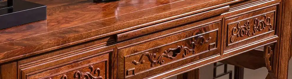 兰之阁红木家具非洲花梨学名刺猬紫檀2米条案供桌中式佛案神台实木