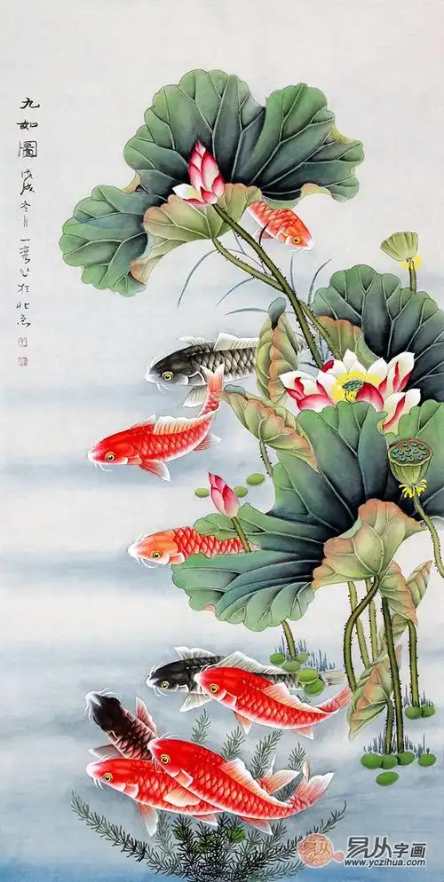 吉祥玄关挂画分享 温馨花鸟画挂出好风水