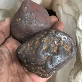 地质教学岩石标本晶体奇石 天然赤铁矿 形似铁陨石把玩料 500克