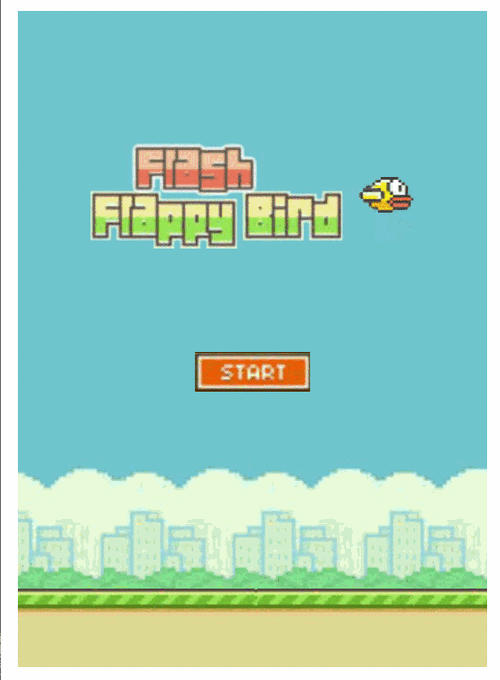 javascript实现fly bird小游戏