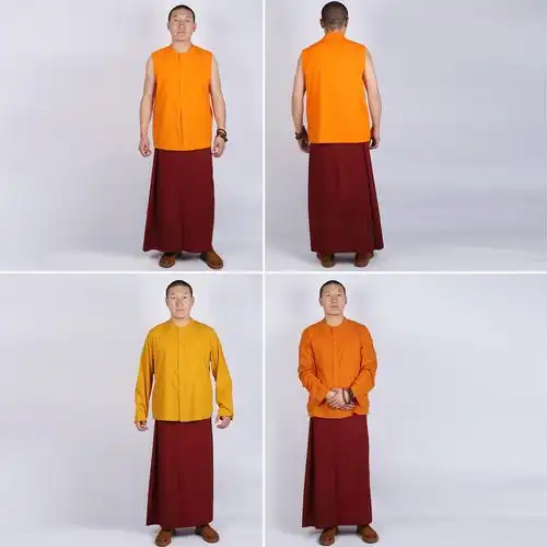 僧衣僧服无袖长袖衬衣西藏藏式衣服喇嘛僧人其他民族服装