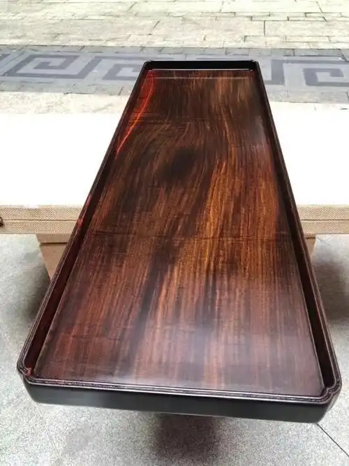 极品大红酸枝【独板干泡台】黑红老料