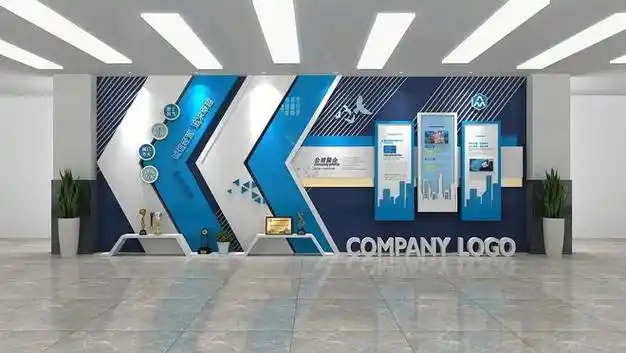 小型企业文化墙效果图|视觉|价值观|照片墙|设计稿_网易订阅