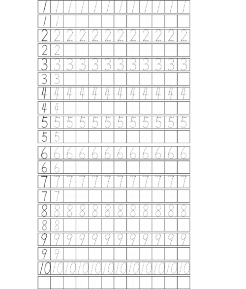 练字田字格练字 数字1-100_word文档在线阅读与下载_免费文档