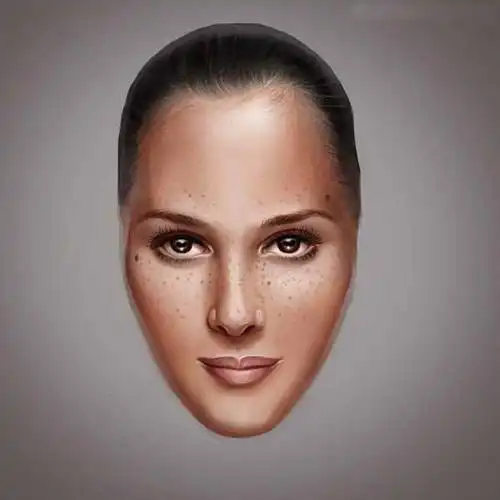 photoshop给光滑的人物面部添加雀斑皱纹及伤疤效果