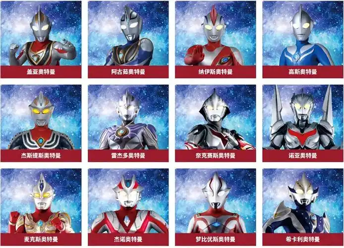 52个奥特曼名单图片大全(奥特曼全部名单图片)